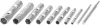 Csőkulcskészlet Strend Pro WT3008, 10 részes, 6-22 mm
