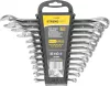 Kulcs készlet Strend Pro HR31584, 12 részes, Cr-V, 6-22 mm, csillag-villás