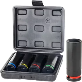   Dugókulcs készlet Strend Pro Premium, 4 részes, CrV, 17-19-21-22 mm, professzionális
