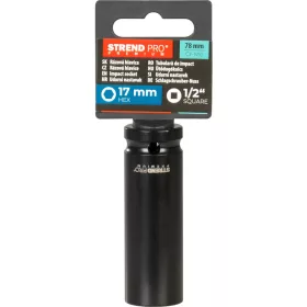   Hosszabbító Strend Pro Premium, ütve, meghosszabbított, 1/2", 6-szög, CrMO, 17 mm