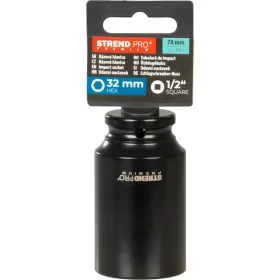   Hosszabbító Strend Pro Premium, ütvecsavarozó, megnyújtott, 1/2", hatszögű, CrMO, 32 mm