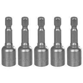 Strend Pro BitFej MS84, mágneses, 10 mm, 1/4" 5 db-os