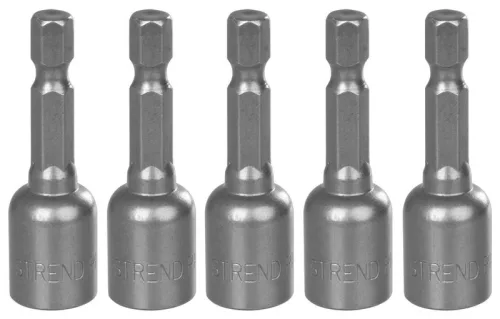 Strend Pro BitFej MS84, mágneses, 10 mm, 1/4" 5 db-os