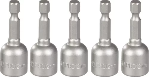 Strend Pro BitFej MS84, mágneses, 12 mm, 1/4" 5 db-os