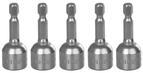 Strend Pro BitFej MS84, mágneses 13 mm, 1/4" 5 db-os