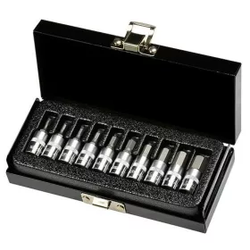   Dugókulcs készlet Whirlpower 1612-0310, 1/4", HX, 10 részes