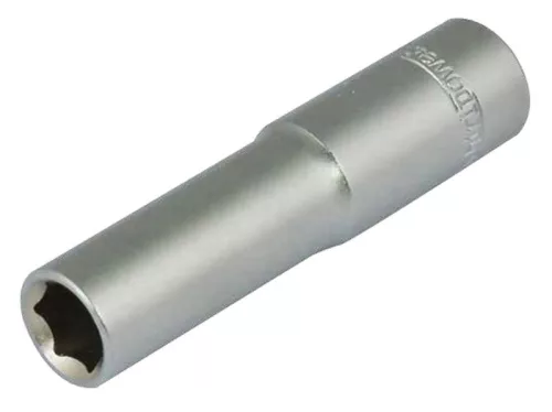 Hosszított dugókulcs fej Whirlpower 16121-12, 10 mm, 1/4", Cr-V, hatlapú