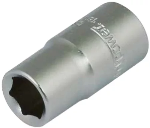 Dugókulcs fej Whirlpower 16121-11, 11 mm, 1/4", Cr-V, hatlapú, rövid