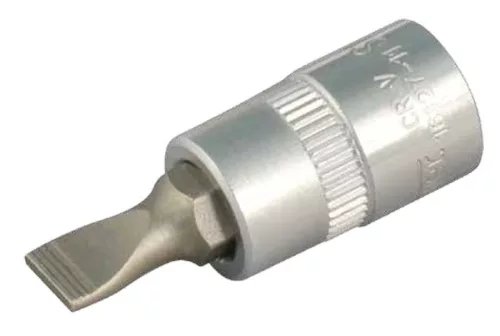 Lapos bit dugókulcsfej Whirlpower 16127-11, bittel, SL8x32 mm, lapos, 1/4", Cr-V, S2