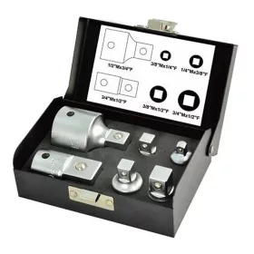   Dugókulcs készlet Whirlpower 1616-0506, szűkítők, 1/4"+3/8"+1/2"+3/4", 6 részes
