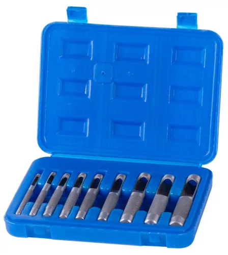 Lyukasztó készlet Strend Pro HP512, 9 részes, 3,4,5,6,7,8,10,11,12 mm