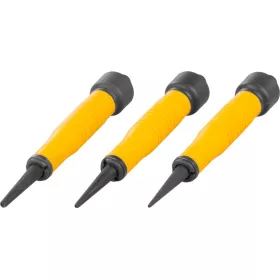   Lyukasztó készlet Strend Pro Premium, 3 részes, kéttényegű markolat, 1-2-3"/32"