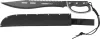 Strend Pro Tactical, Bozótvágó tokkal, fűrésszel, kézvédelemmel, fekete, 61 cm