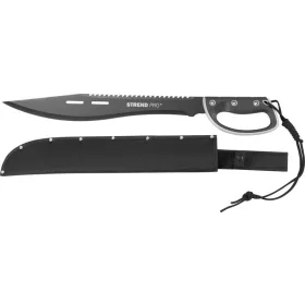   Strend Pro Tactical, Bozótvágó tokkal, fűrésszel, kézvédelemmel, fekete, 61 cm