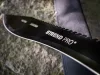 Strend Pro Tactical, Bozótvágó tokkal, fűrésszel, kézvédelemmel, fekete, 61 cm