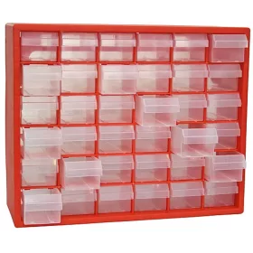   Alkatrész-rendszerező szekrény Strend Pro SBx3045, falra, 36 fiók, 40,5x14x33 cm, max. 25 kg