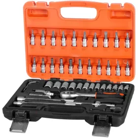   Szerszámkészlet Strend Pro S246, 46 részes, bőröndben, 1/4"