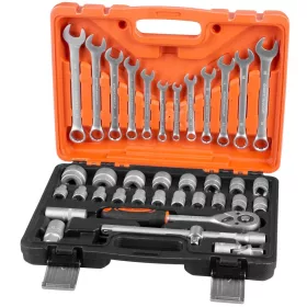   Szerszámkészlet Strend Pro S237, 37 részes, bőröndben, 1/2"
