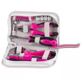   Szerszámkészlet LADIES PINK SET12, nőknek, 23 részes, rózsaszín, táskában