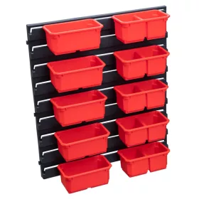   Alkatrész tartó doboz QBRICK Organizer pótalkatrész, ONE Organizer M/L, 11 részes készlet, falra