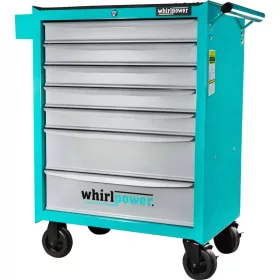   Szerszámos kocsi whirlpower, 211 részes szekrény, 7 fiók, PROFI