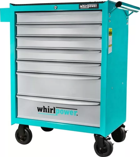 Szerszámos kocsi whirlpower, 211 részes szekrény, 7 fiók, PROFI