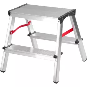   Strend Pro DD kétoldalas alumínium létra – 2 × 2 fokos, 125 kg teherbírás