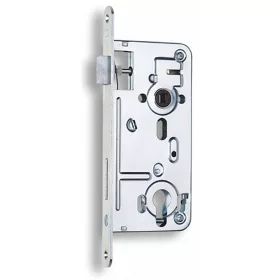 Bevésőzár Hobes 24026, J/B, Zn, 90/50/80, cilinderes