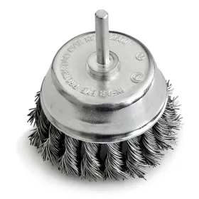   Csészekefe Strend Pro TCB-510 75 mm, fonott, szárral, 0,35 mm huzal