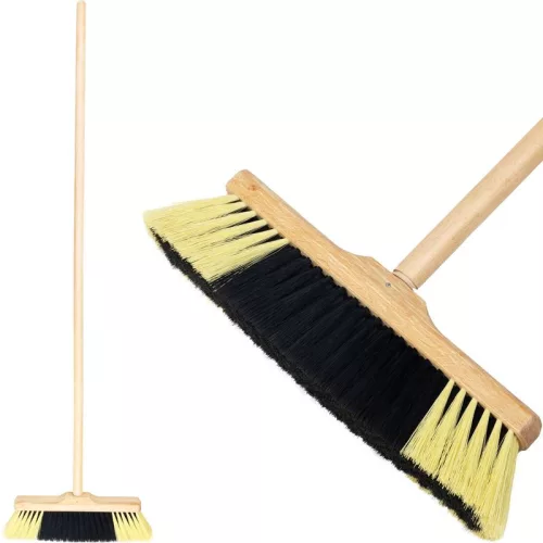Geco Z30R fa seprű – 34 cm, 120 cm-es menetes nyéllel