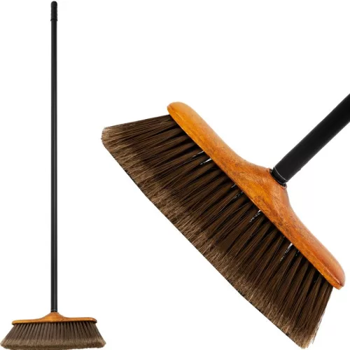 Geco Z30P műanyag seprű – 32 cm, 120 cm-es fém nyéllel