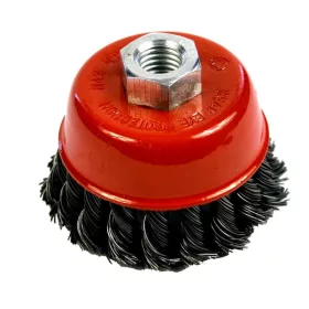   Drótkorong Strend Pro TCB-500 125 mm, fazék alakú, fonott, M14x2, 0,35 mm huzal