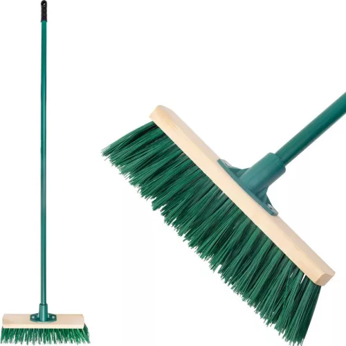 Geco műanyag seprű – 300 mm, 120 cm-es nyéllel