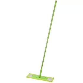   MagicHome Microfiber mikroszálas felmosó teleszkópos nyéllel – zöld, 44 cm