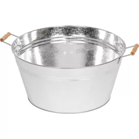   Strend Pro kerek fém mosótál – 35 liter, 50 × 37 × 24 cm