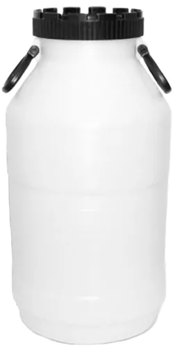 Hordó JPP 30 liter, széles szájú műanyag hordó erjesztéshez, ivóvízhez, nyílás 145 mm, HDPE