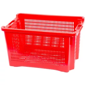 ICS M402000, Műanyag rekesz, 40 liter, 56x35x31 cm, piros
