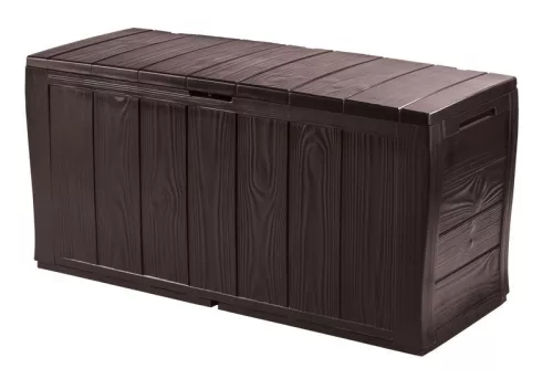 Kerti tároló SHERWOOD 270 lit., barna, 1170x450x575 mm