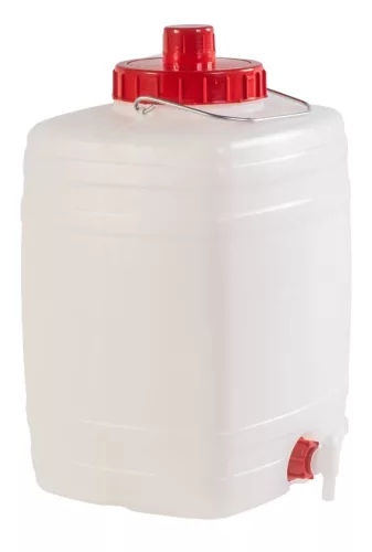 ICS Demetra n2 20 liter, Műanyag hordó szeleppel, 30x26x42 cm, ivóvízhez