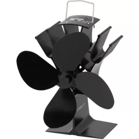 Strend Pro kandallóventilátor, álló, 4-lapátos, fekete
