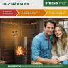 Strend Pro kandallóventilátor, álló, 4-lapátos, fekete