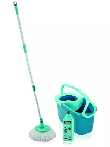 Leifheit Rotation Disc Mop Ergo + Power Cleaner 55414 takarítókészlet – felmosó + vödör