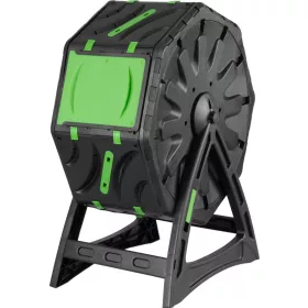  Strend Pro Garden, Forgódobos komposztáló, 70 liter, fekete, 55,5x36x72 cm