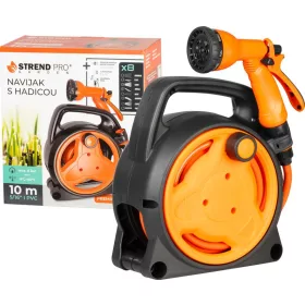   Strend Pro Garden Tömlődob kerti tömlővel, pisztoly, 10m, 5/16""