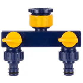   Strend Pro Garden TS3017 elosztó, 2-utas csatlakozó, szelepekkel