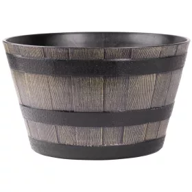   Strend Pro Woodeff, Fa hatású virágláda, 39x23 cm, natúr