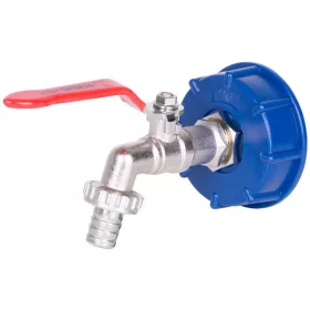   Strend Pro Golyóscsap-készlet , réz szelep 1/2" (Zn szűkítő 3/4") + műanyag szűkítő 60 mm + kifolyó 3/4"