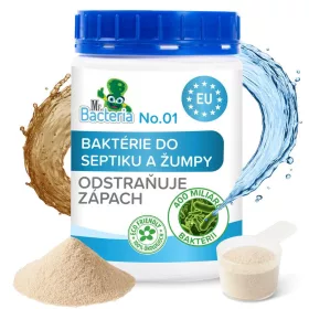   Mr.Bacteria No.1, Aktivátor szeptikus tartályokhoz és emésztőgödrökhöz, 500 g