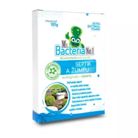   Mr.Bacteria No.1, Aktivátor szeptikus tartályokhoz és emésztőgödrökhöz, 100 g