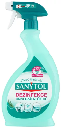 Sanytol Univerzális Fertőtlenítő Tisztítószer Spray Eukaliptusz, 500 ml